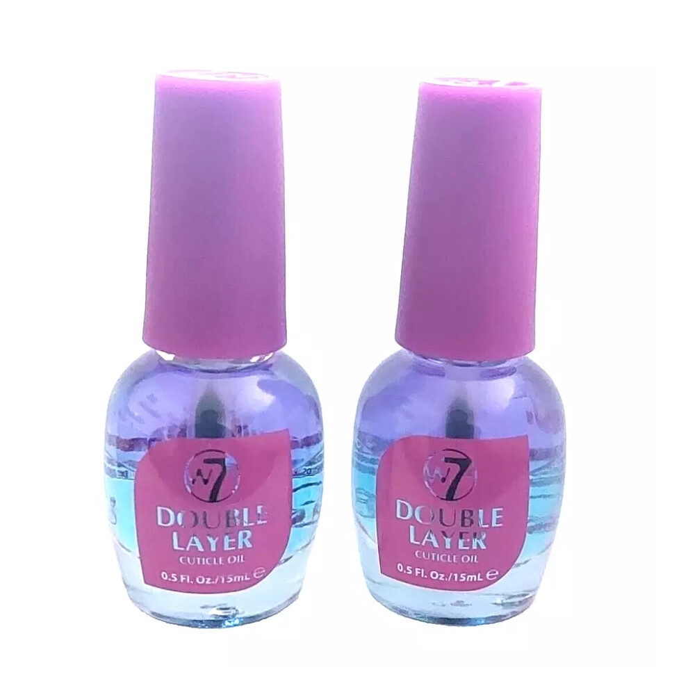 2X W7 Cuticle Oil Double Layer For Dry Rough Hydrating Cuticles