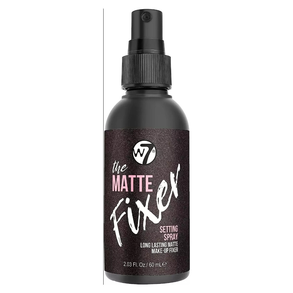 W7 Matte Fixer Makeup Setting Spray Finish Long Lasting Ultra-Fine