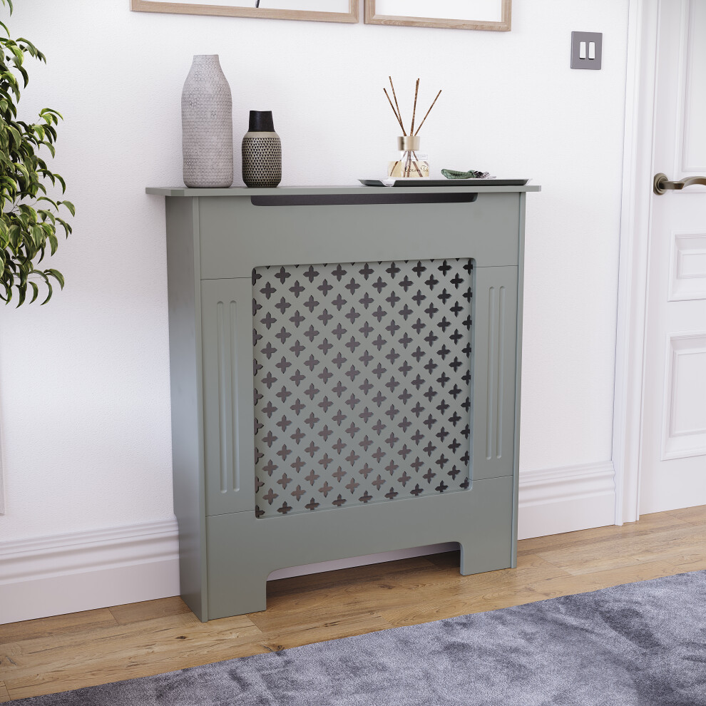 (Small) Oxford Radiator Cover Heating Guard Cabinet Cross
