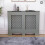 Home Discount (Medium) Oxford Radiator Cover Heating Guard Cabinet Cross 4
