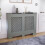 Home Discount (Medium) Oxford Radiator Cover Heating Guard Cabinet Cross 1