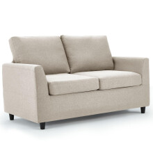 (Beige) YODOLLA Loveseat Sofa Couch with Removable Covers