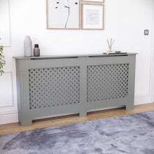 (Extra Large) Oxford Radiator Cover Heating Guard Cabinet Cross