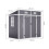 6*4ft Lockable Plastic Outdoor Garden Storage Shed 7