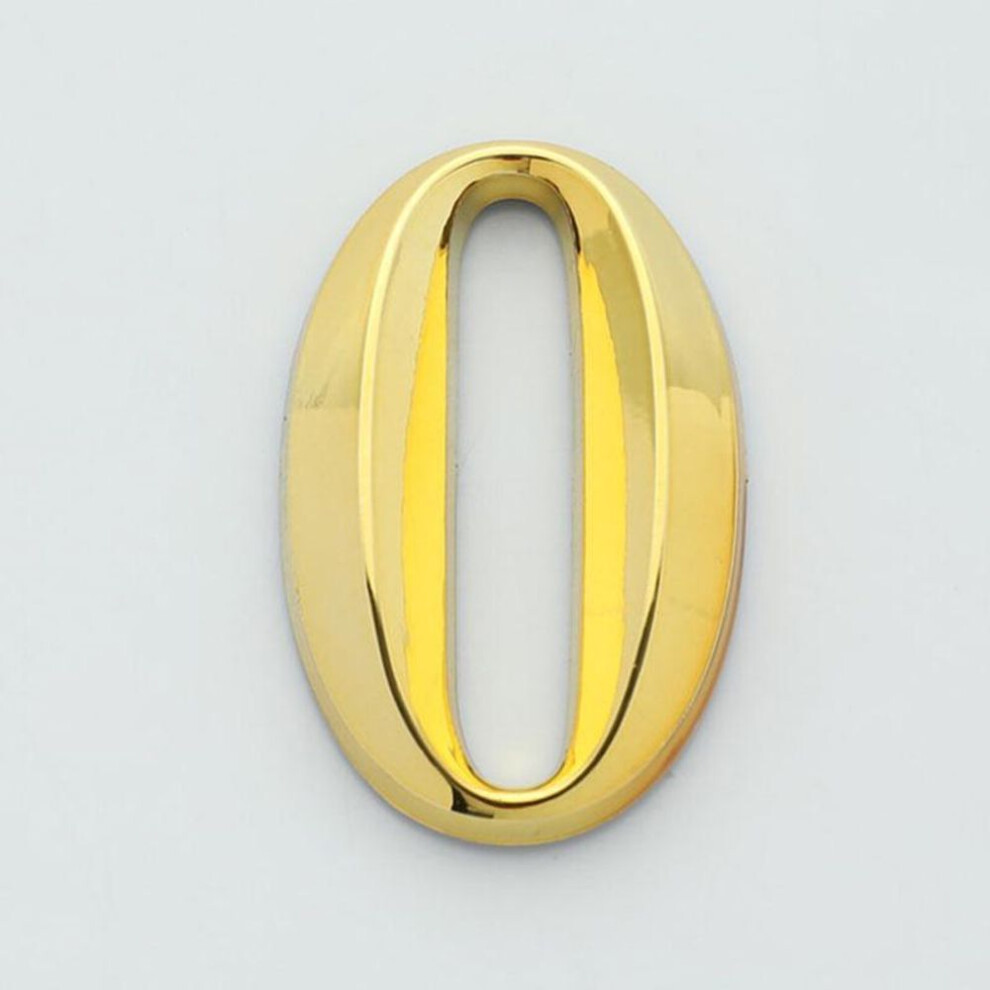 1pc Hotel Plate Tag Street Numer Door Address 3D Door Number Sign 0 To 9 Strong Self Adhesive