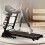 Alivio 3-Speed Multifunctional Foldable Treadmill with Dual Barbell 6