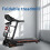 Alivio 3-Speed Multifunctional Foldable Treadmill with Dual Barbell 7