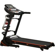 Alivio 3-Speed Multifunctional Foldable Treadmill with Dual Barbell