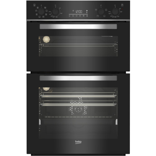 Beko Beko BBDM243BOC 90cm Built-In Double Multi-Function Oven with SteamShine Cleaning
