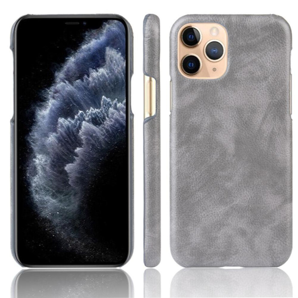 ( ) Retro Case For Iphone 11 Pro Protective Cover Anti Scratch Lychee Pattern Compatibility Retro Gray 764549380053