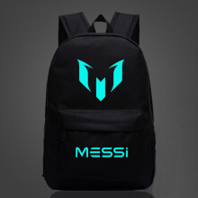 (Style A)Messi Fußball-Rucksäcke Barca wasserdicht leuchtend leichte Taschen zur Aufbewahrung