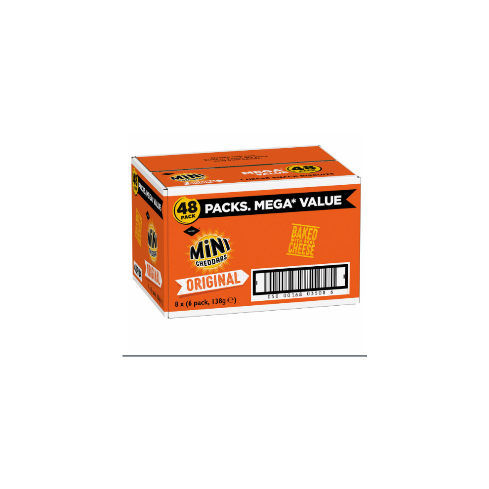 Phoenix Jacobs Mini Cheddars Original, 48 X 23G