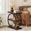 Tribesigns Tribesigns Side Table 3-Tier Side Table Narrow Wood, Coffee Table with Metal Frame 1