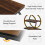 Tribesigns Tribesigns Side Table 3-Tier Side Table Narrow Wood, Coffee Table with Metal Frame 4
