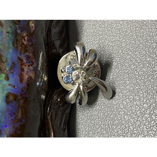 Titanium Steel Dragonfly Tie Pin