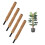 4 Coco Fibre Moss Pole Climbing Plant Support Cane Non Extendable 60cm 1