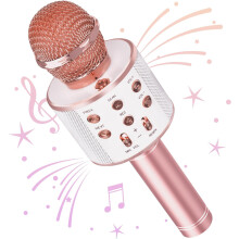 Draadloze Microfoon, Karaoke Bluetooth Microfoon voor Kinderen Volwassenen
