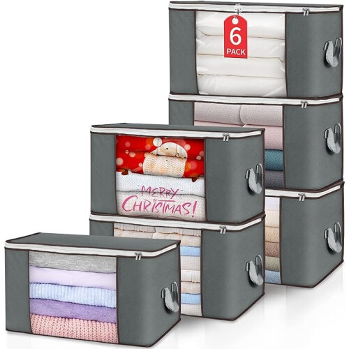 90L große Kleidertasche, 6 Boxen mit Deckel