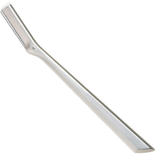 Facial Razor Dermaplaner with 3 spare blades silver