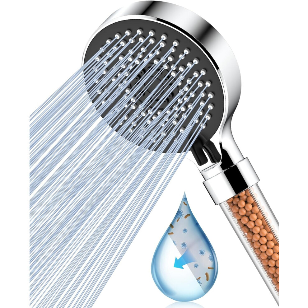 Shower Head, High Pressure 5 Modes Filter Shower Head
