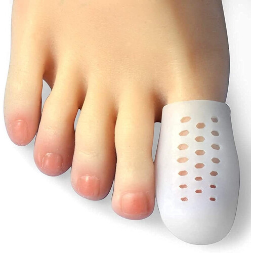 BigToe Cap,10Pcs Breathable Toe Protector Toe Cover Sleeves with Holes