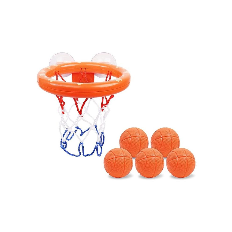 Panier de basket-ball pour le bain de bébé, panier et ballon de basket-ball amusant pour le bain