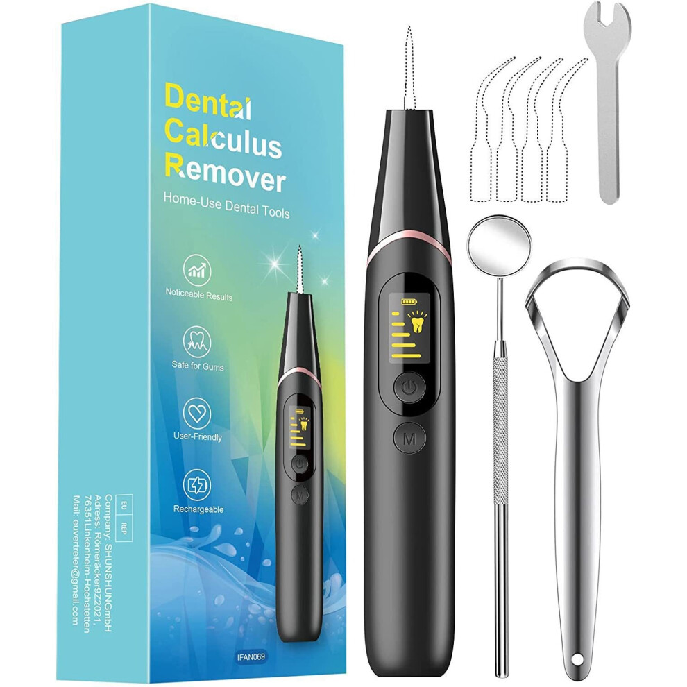 Etruston Tooth Cleaner Ultrasonic With 5 Working Modes