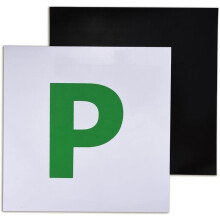 Fully Magnetic P Plates for New Drivers, 2 Pack Whole-Magnetic Plate