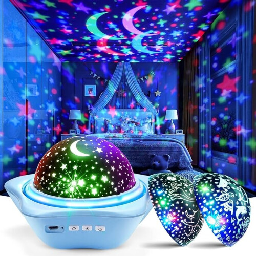 Creative cartoon starry night projector led starry night light