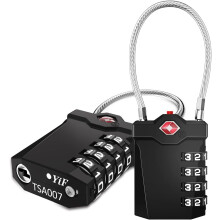 Bagagesloten TSA goedgekeurd, met open alarm indicator