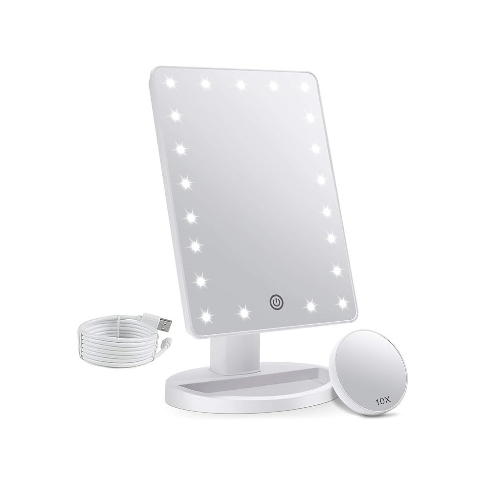 Etruston Light Led Makeup Mirror Beauty Mirror Tabletop Mirror With