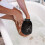 4 PCS Exfoliating Gloves, Exfoliation Scrubbing Mitt Black Deep 1