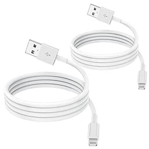 2 Packungen iPhone Ladekabel, Apple Flash Ladegerät USB Kabel 2 Meter