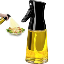 Olive oil sprayer for cooking, 180ML glass oil dispenser