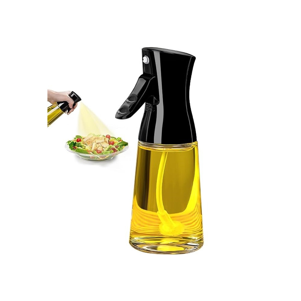 Olive oil sprayer for cooking, 180ML glass oil dispenser