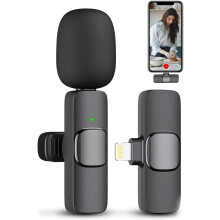 Professional Wireless Lavalier Microphone for iPhone iPad