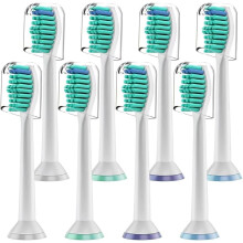 Têtes de brosse à dents de remplacement, paquet de 8 têtes de brosse standard