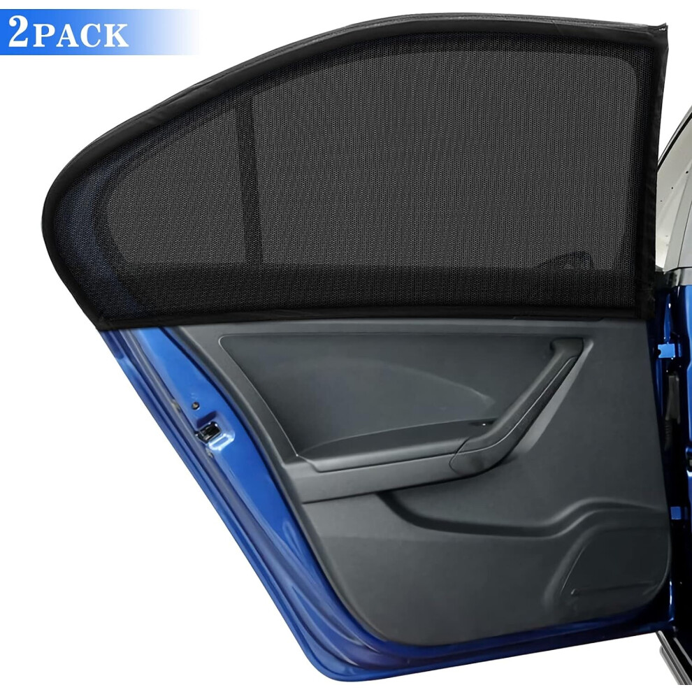 Etruston Car Side Window Sun Shade 2Pack, Sun Shade Blocking Mosquito Net