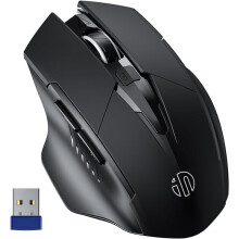 Kabellose, wiederaufladbare, ergonomische USB-Maus mit leisem Klick