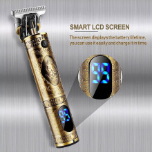 Cordless Electric Self Hair Clippers with LCD Screen