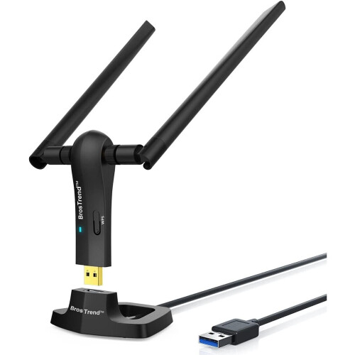 USB WiFi Adapter for PC Desktop Laptop Windows 11/10/8.1/8/7