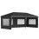 Outsunny Outsunny 3 x 6m Heavy Duty Gazebo Marquee Party Tent with Storage Bag Black 9