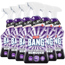 Cillit Bang Power Cleaner  Black Mould Remover Spray 6 x 750ml