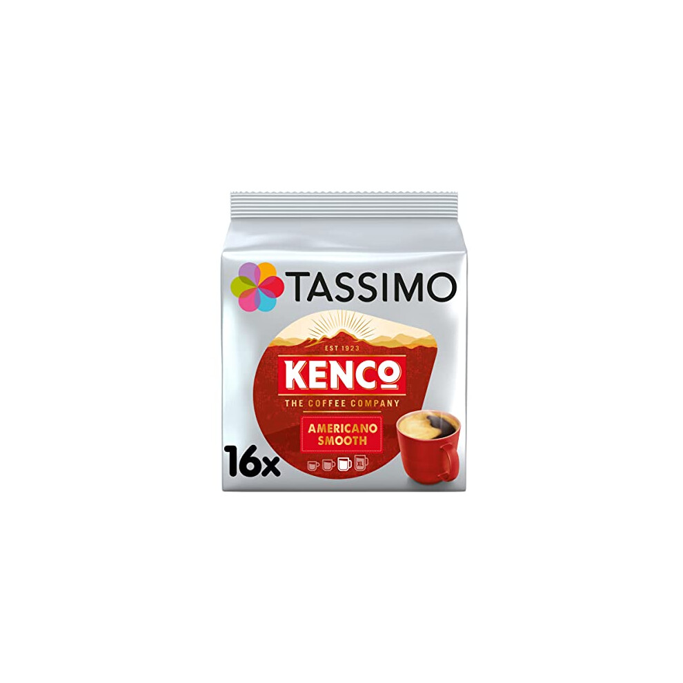 Tassimo Kenco Americano Smooth Coffee Pods x16 (Pack Of 5, Total 80 Drinks)