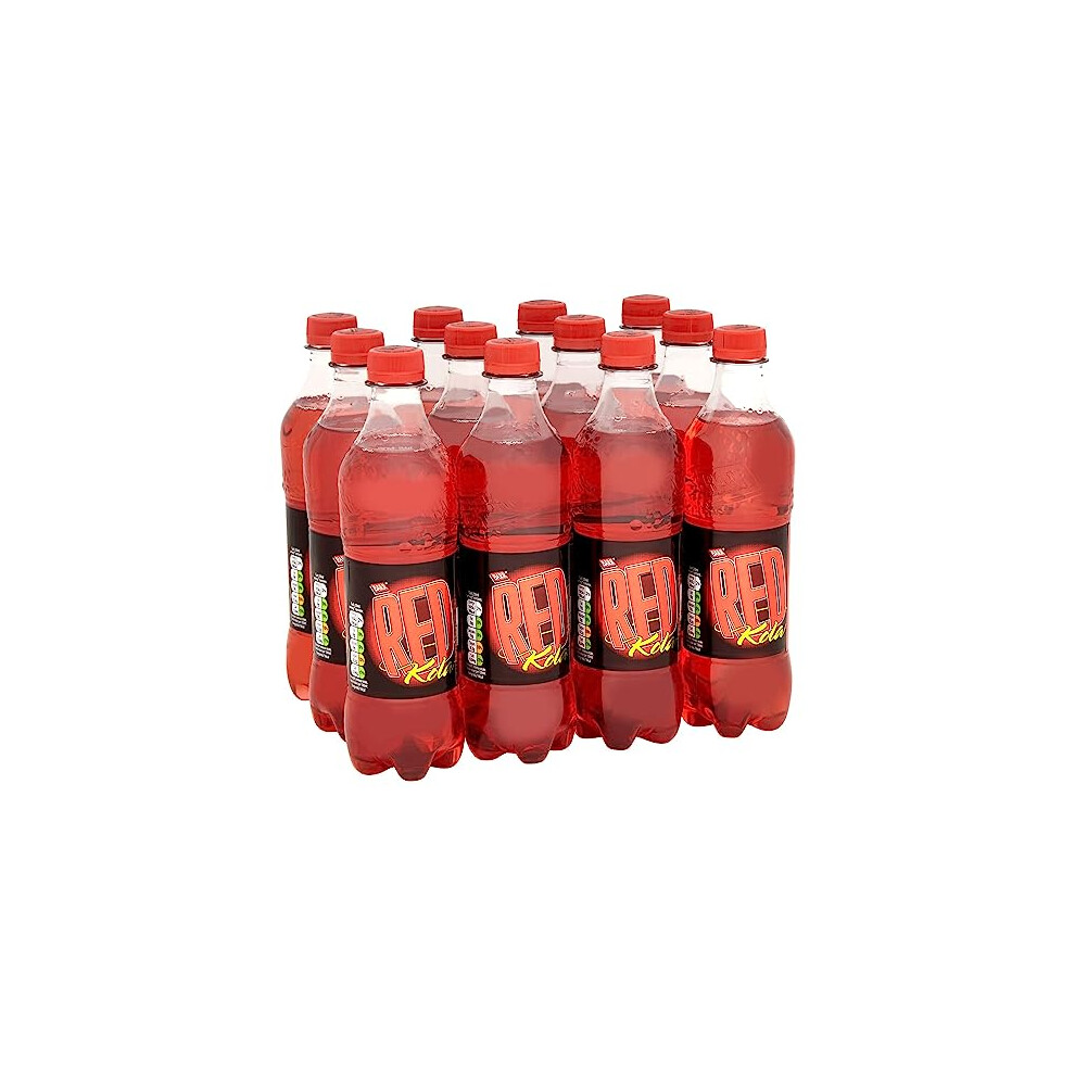 Barr Since 1875, 12 Pack Kola Cola, Low Sugar Fizzy Drink "Fizzingly Fun" - 12 X 500Ml Bottles Red