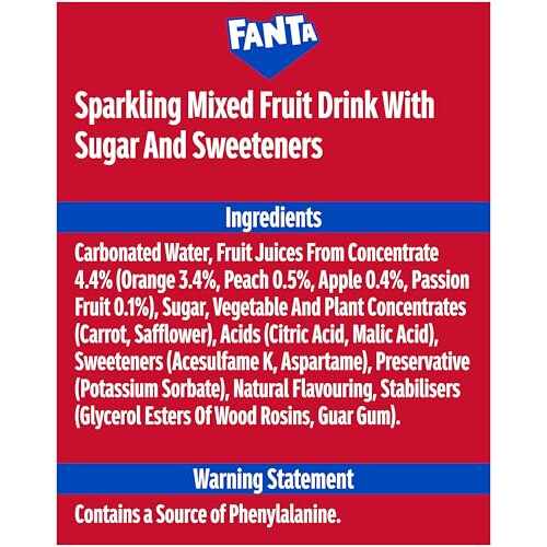Fanta Fanta Fruit Twist 24 x 330ml Cans, 5017726155605 2