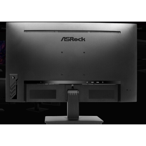 Asrock Monitor de PC Gaming - ASRock - Phantom PG27QRT1B - 27 polegadas - 2560x1440 - 180Hz - 1ms