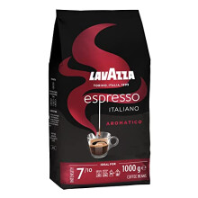Lavazza Espresso Aromatico, Arabica and Robusta Light Roast Coffee Beans, 1 kg Pack