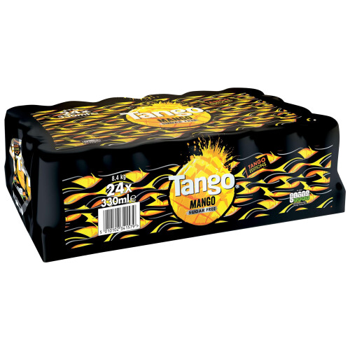 Tango Mango Sugar Free, 330 ml (Pack of 24) 2