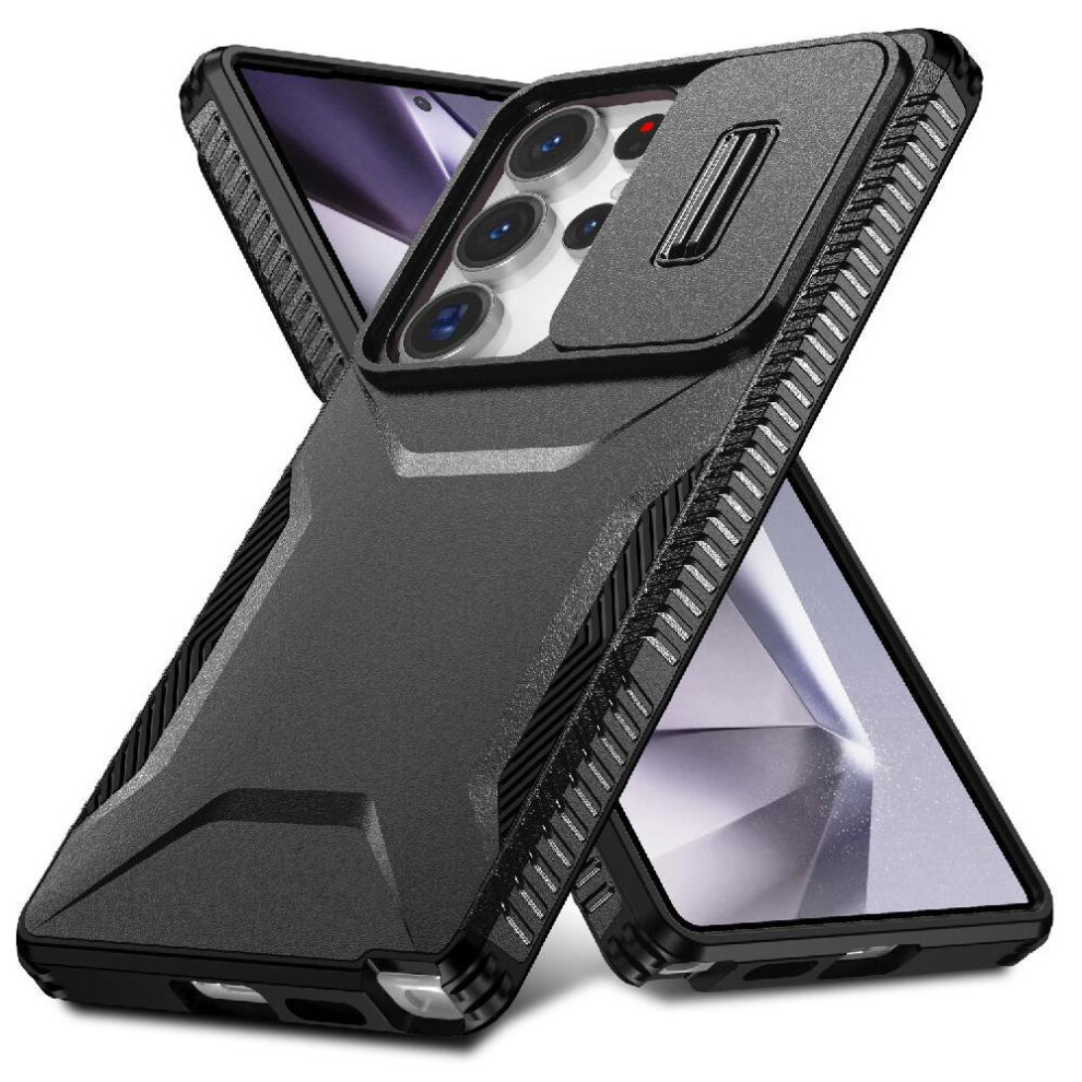 (Black) Case For Samsung Galaxy S25 Ultra Lightweight Shockproof Lens Protection Black 764549388660